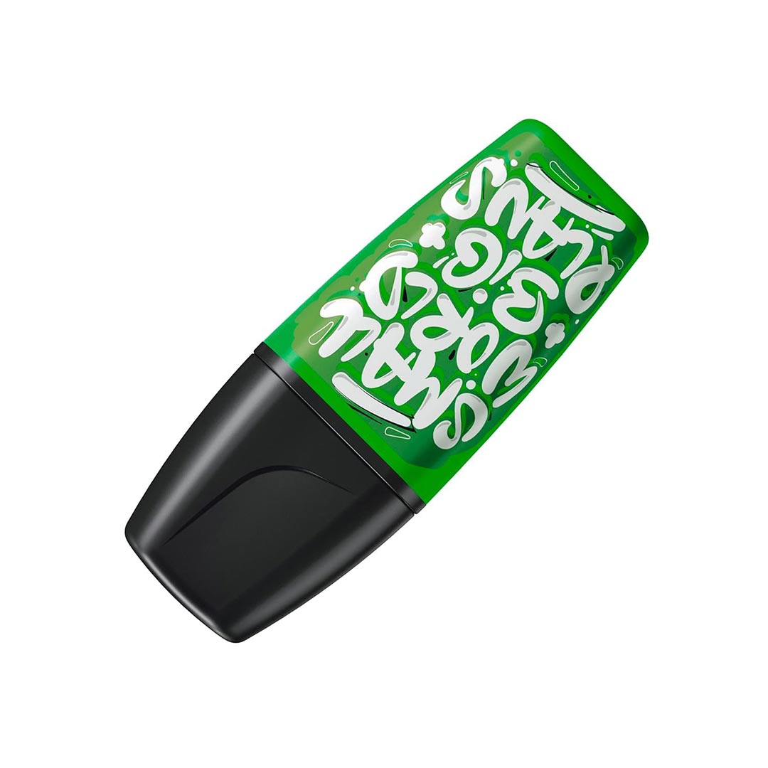 Stabilo | Boss | Mini Snooze One | Highlighter Pen | Pack of 3 | Orange, Pink, Green