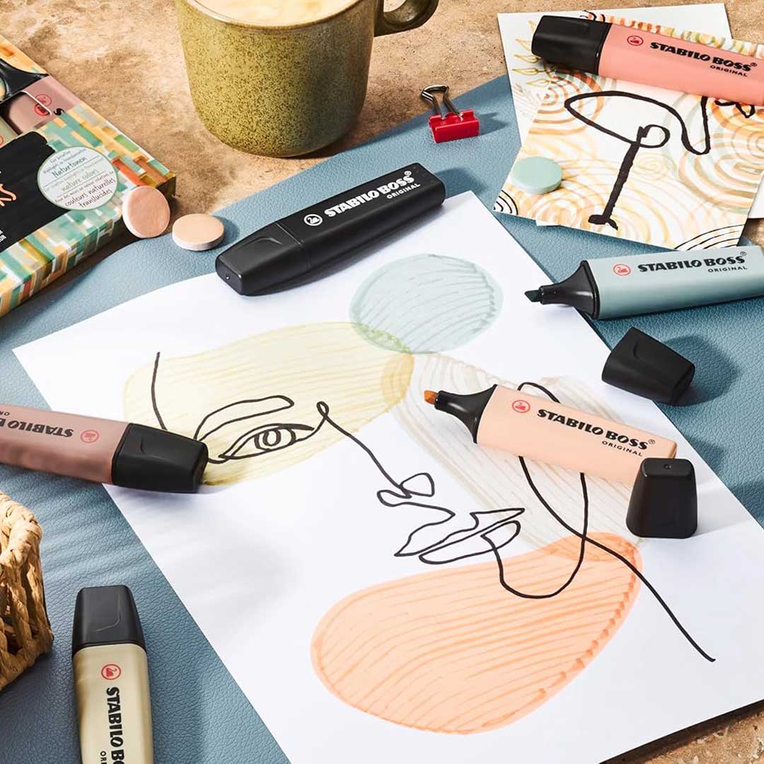 Stabilo | Boss Nature | Pack of 30 Display | Highlighter Pen