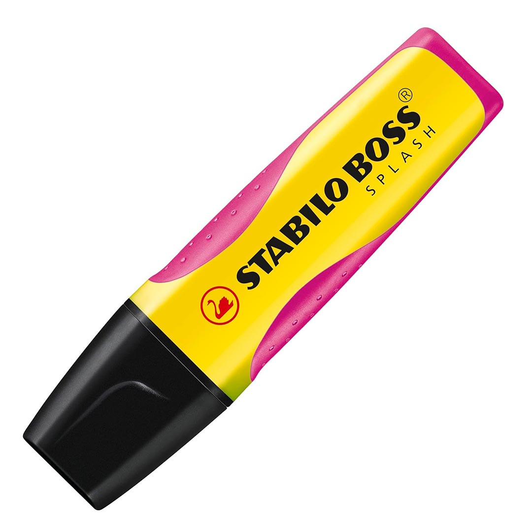Stabilo | Boss Splash | Highlighter | Wallet of 4 | Assorted Colours