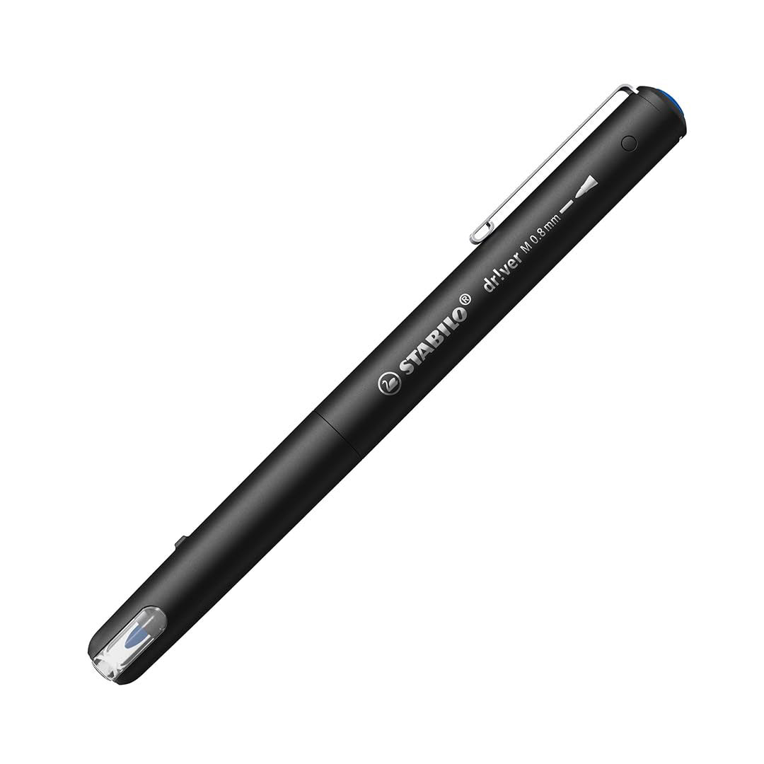 Stabilo | dr!ver Series | Premium Fineliner | Medium | Pack of 5 | Blue