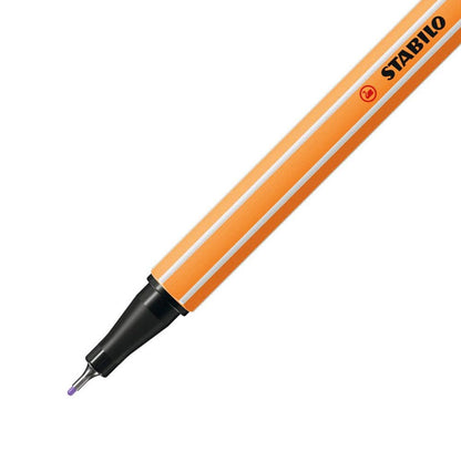 Stabilo | Point 88 | Fineliner | Wallet of 24 | Assorted Colours | Multicolor