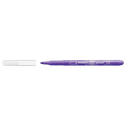 Stabilo | Power | Fibre-Tip | Pack of 12 | Assorted Colours