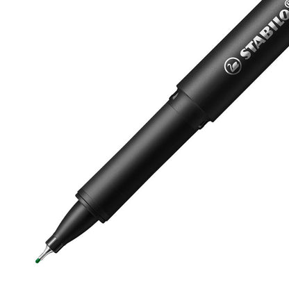 Stabilo | Premium Fineliner dr!ver | Fine | Pack Of 5 | Green