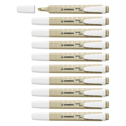 Stabilo | Swing Cool | Nature Colors | Mud Green | Pack Of 10 | Highlighter Pen