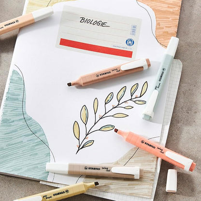 Stabilo | Swing Cool | Nature Colors | Umber | Pack Of 10 | Highlighter Pen