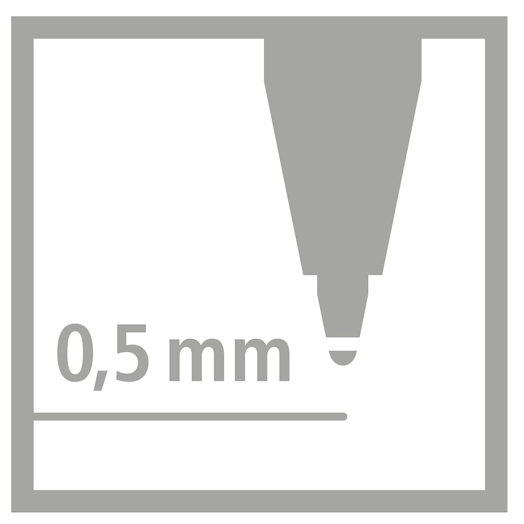 Stabilo | Worker+ | Roller Ball Pen | 0.5 mm | Black
